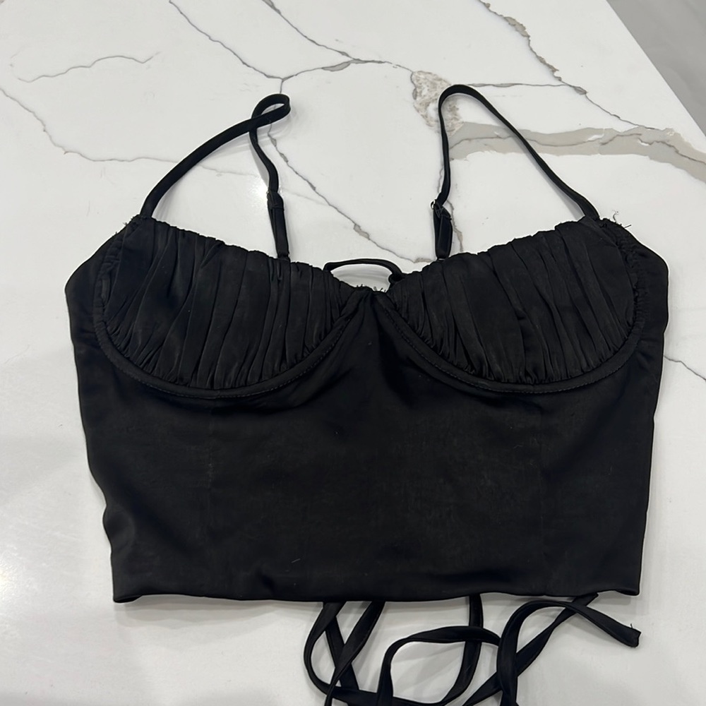 Tiger Top Corset Crop Top
